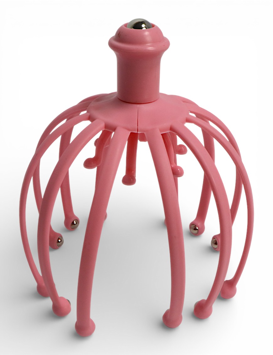 Массажёр для кожи головы с металлическими шариками, ручной (88106) Bavar Sport